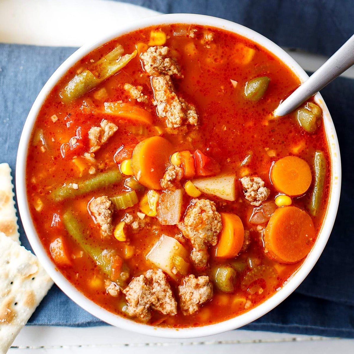 Ground Turkey Vegetable Soup