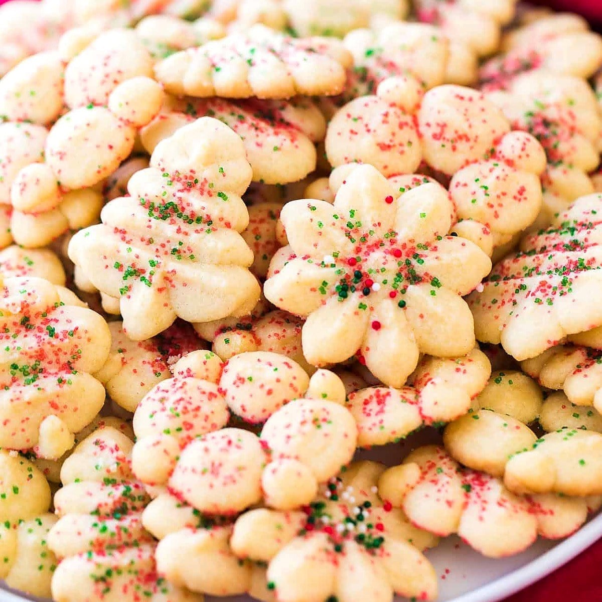 Holiday Spritz Cookies