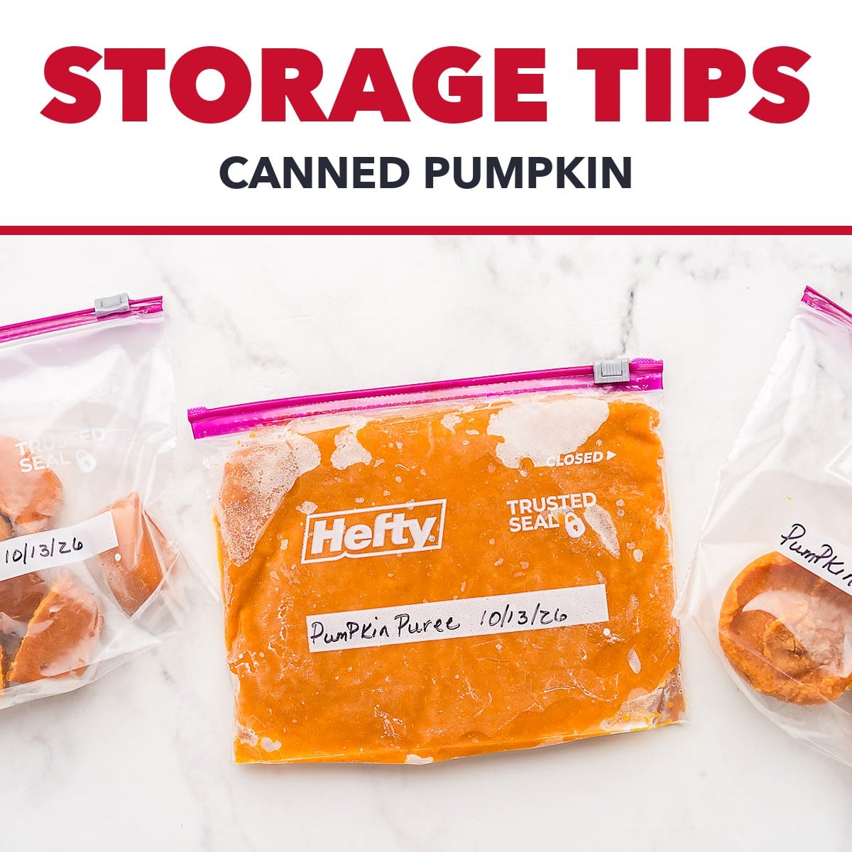 Canned pumpkin storage tips