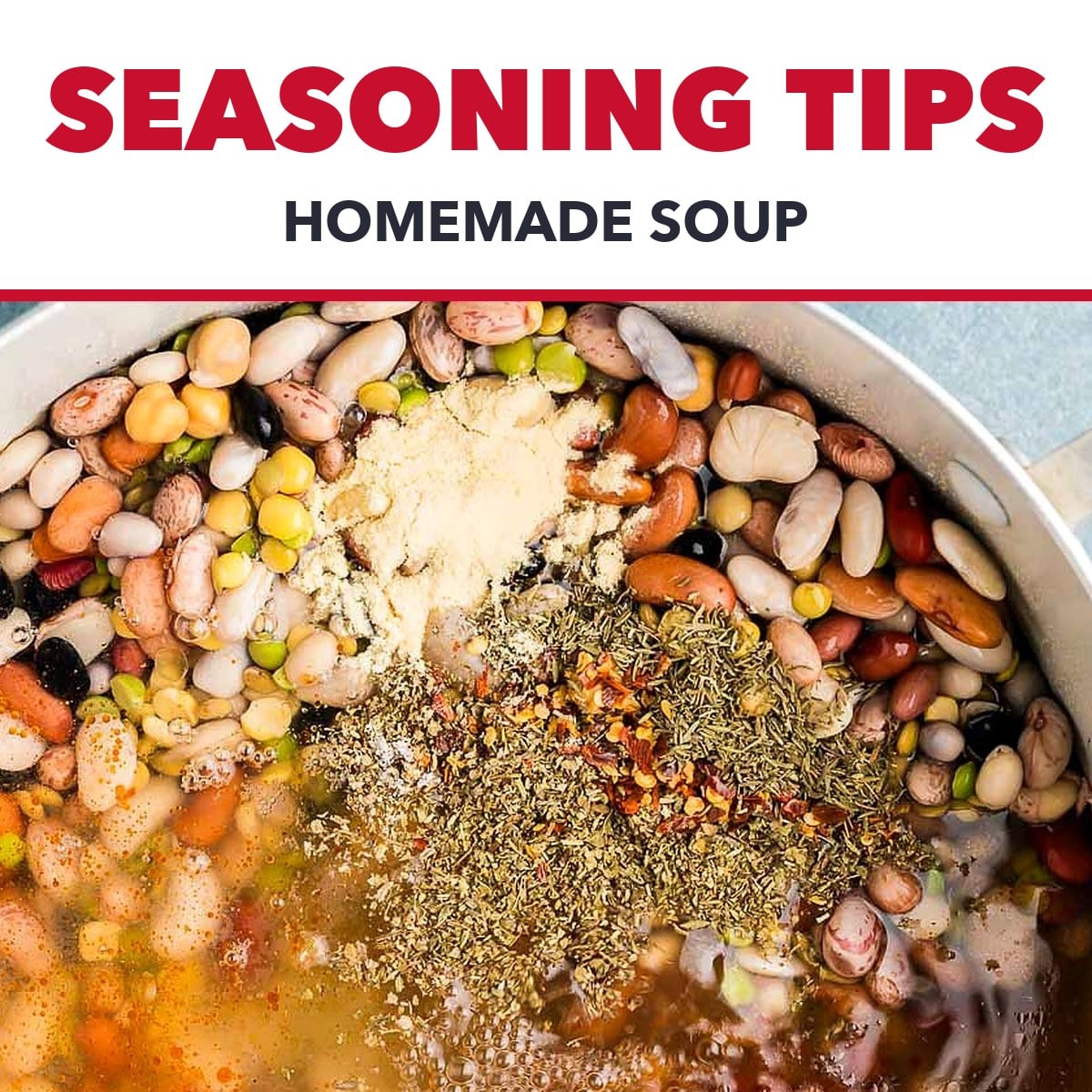 Seasoning tips for homemade soup