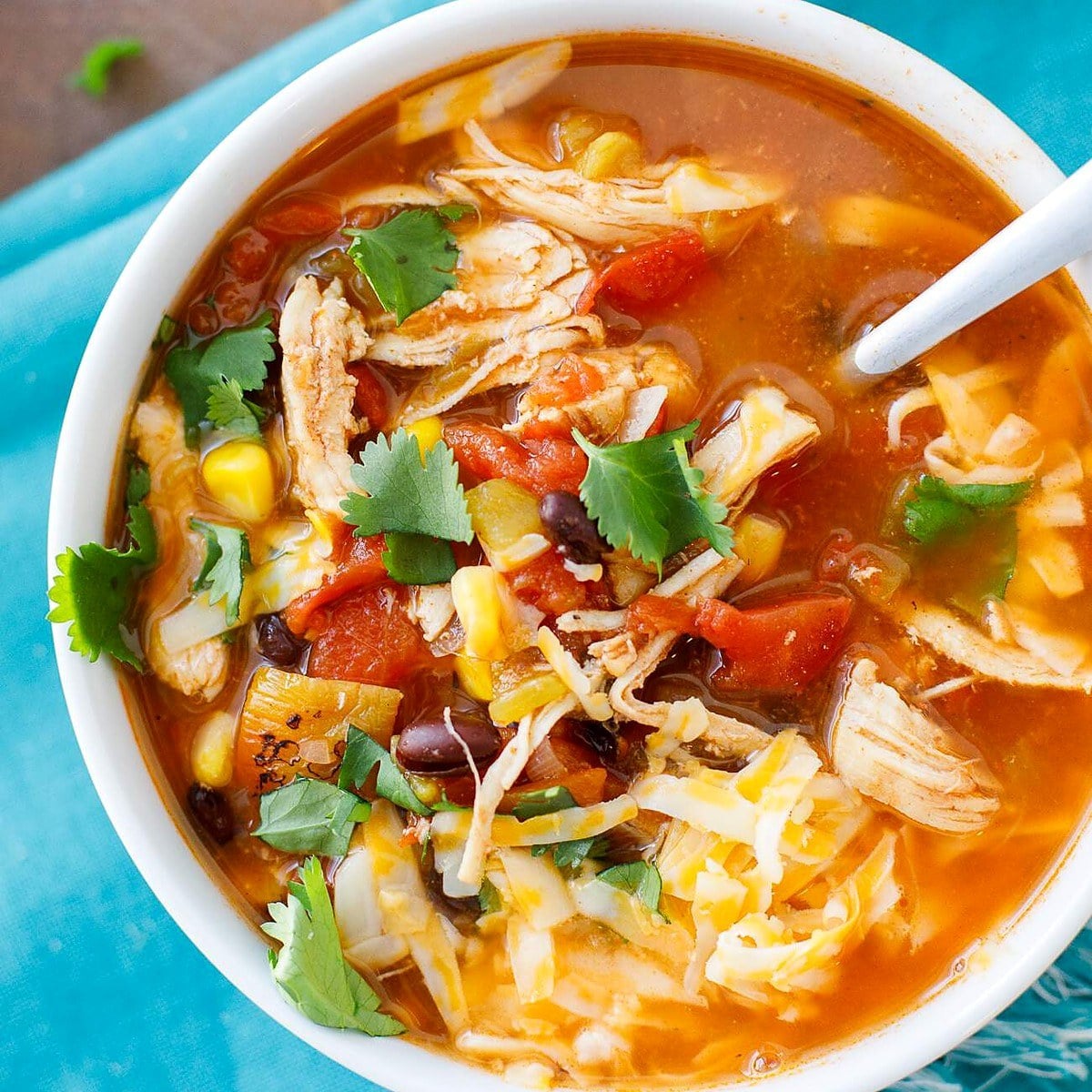 Instant Pot Chicken Taco Soup