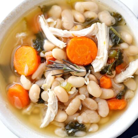 Instant Pot White Bean & Chicken Soup