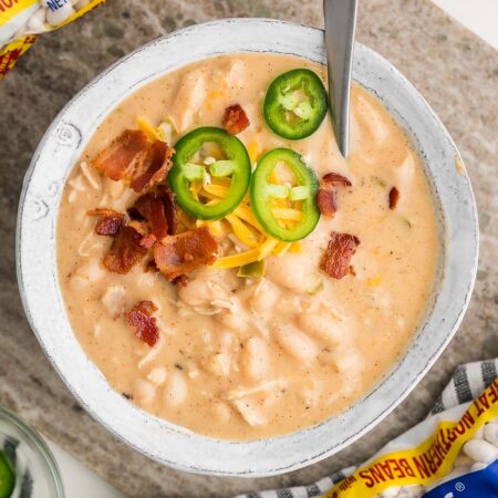 Jalapeño Popper White Chicken Chili