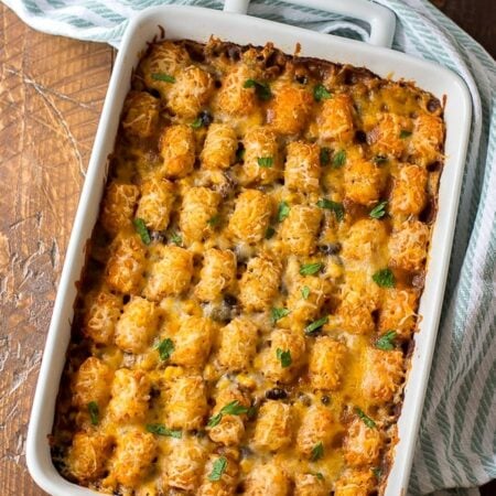 Mexican Tater Tot Casserole