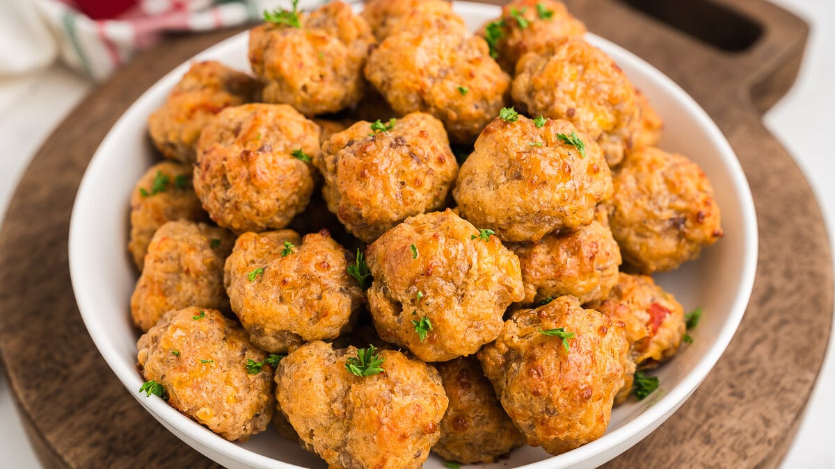 Sausage Balls Get a Rotel and Cream Cheese Upgrade