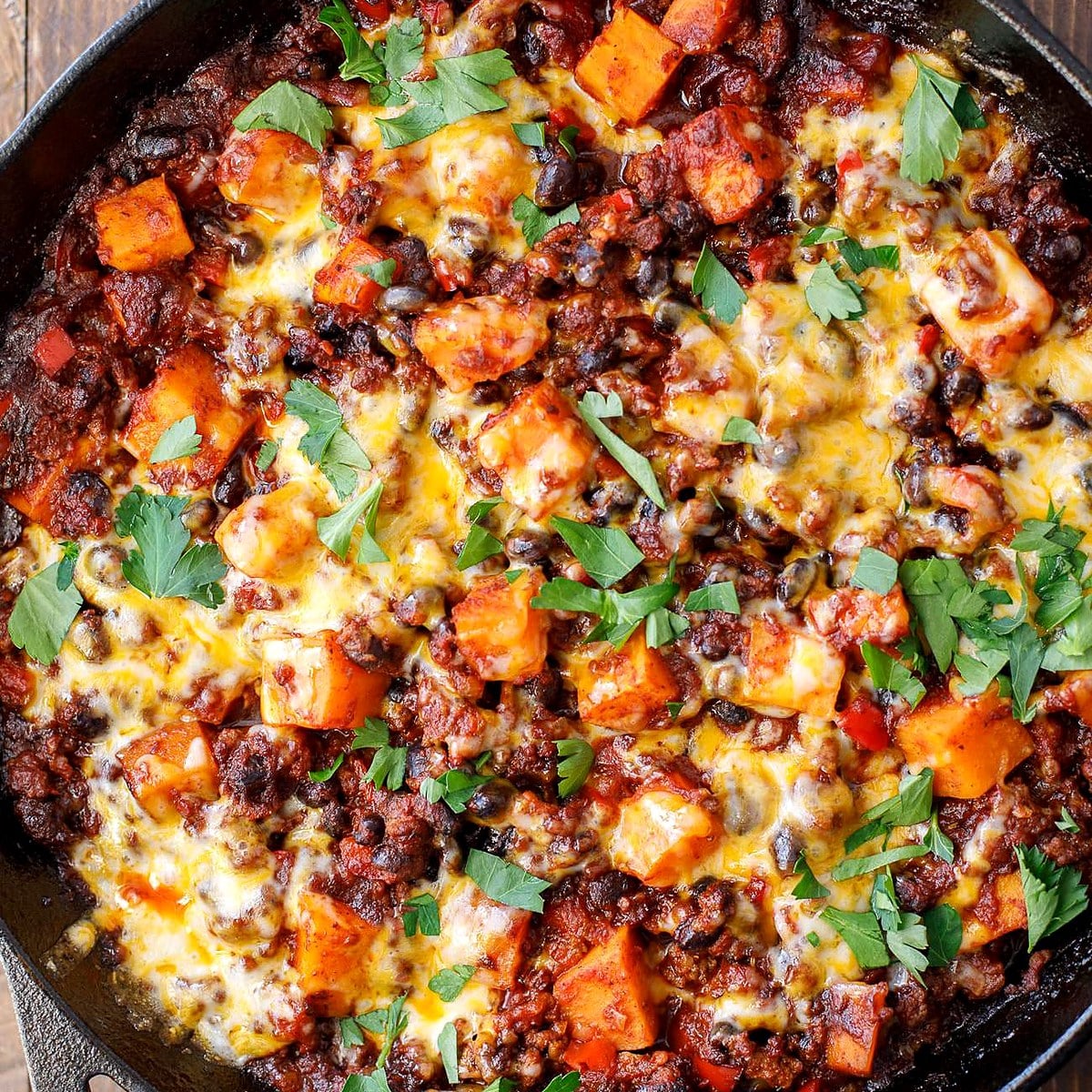 Sweet Potato Chili Casserole