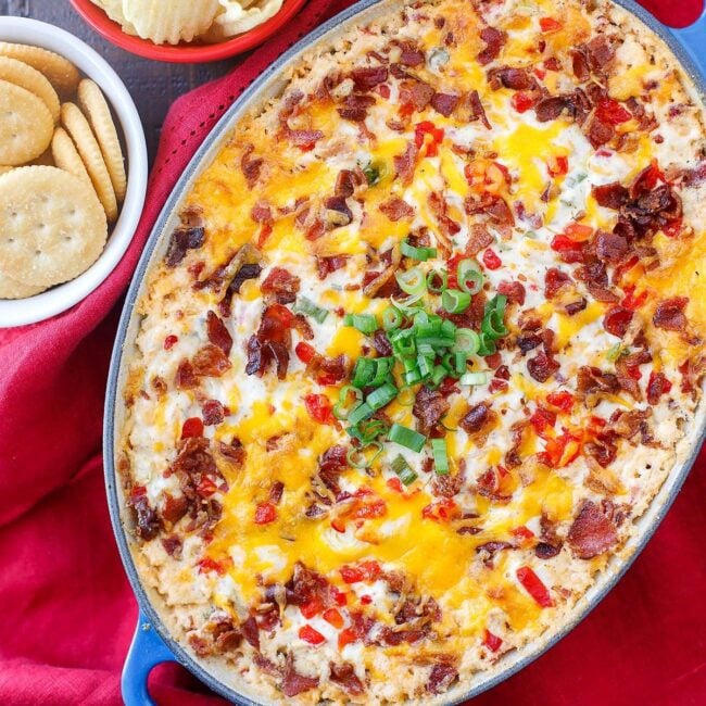 Warm Cheesy Bacon Dip